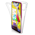 Miniatyrbild 1 av 4: Heltäckande 360°- Skyddskompatibel för Samsung Galaxy M31 – Dubbel transparent skydd Transparent