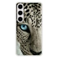 Miniatyrbild 1 av 6: Förstärkt silikonfodral med tryck kompatibelt med Samsung Galaxy S24 Plus Leopardöga Transparent