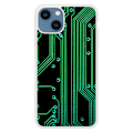 Miniatyrbild 1 av 6: Siliconförstärkt tryckt skal kompatibelt med Apple iPhone 13 Geek-kretsstruktur Transparent