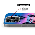 Miniatyrbild 5 av 6: Siliconfodral - Kompatibel med Xiaomi 14 Ultra - design med färgglada palmer Transparent