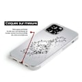 Miniatyrbild 3 av 6: Siliconfodral med förstärkning, tryckt, kompatibel med Apple iPhone 16 Plus Valse des notes Transparent