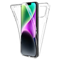 Miniatyrbild 1 av 5: Heltäckande 360°- Skyddskompatibel Apple iPhone 14 Plus – Dubbel genomskinlig skydd Transparent