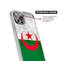 Miniatyrbild 4 av 6: Reinforced silicone case printed compatible with Apple iPhone 15 Pro Algerian flag Transparent