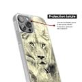 Miniatyrbild 4 av 6: Siliconförstärkt tryckt skal kompatibelt med Apple iPhone 16 Plus Lionne Transparent