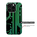 Miniatyrbild 2 av 6: Siliconfodral - Kompatibel med Xiaomi 14 Pro - design med kretsmönster geek Transparent
