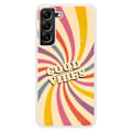 Miniatyrbild 1 av 6: Coque i förstärkt silikon med tryck kompatibel med Samsung Galaxy S22 Plus Good vibes Transparent