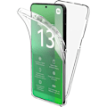 Miniatyrbild 1 av 5: 360° helskydd - Kompatibel med Xiaomi Redmi Note 13 Pro 5G - Dubbel transparent skydd Transparent