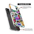 Miniatyrbild 4 av 6: Siliconetui - Kompatibelt med Samsung Galaxy A73 5G - graffiti design 2 Transparent