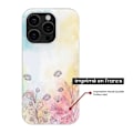 Miniatyrbild 2 av 6: Silicone-fodral - Kompatibel med Apple iPhone 16 Pro - design med akvarellblommor Transparent