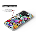 Miniatyrbild 3 av 6: Silikonskal - Kompatibel med Samsung Galaxy A05S - graffiti design 2 Transparent