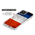 Miniatyrbild 3 av 6: Siliconfodral förstärkt tryckt kompatibel med Samsung Galaxy A15 Frankrikes flagga Transparent