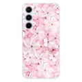 Miniatyrbild 1 av 6: Siliconeöverdrag - Kompatibel med Samsung Galaxy A35 5G - design sakura Transparent