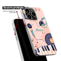 Miniatyrbild 6 av 6: Siliconfodral - Kompatibel med Samsung Galaxy A15 - design i färgkoordination Transparent
