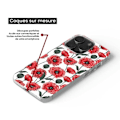 Miniatyrbild 3 av 6: Silikonfodral - Kompatibel med Xiaomi 14 Ultra - design med vallmo blommor Transparent