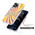 Miniatyrbild 5 av 6: Siliconfodral med förstärkning, tryckt, kompatibelt med Apple iPhone 14 Plus Good vibes Transparent