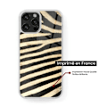 Miniatyrbild 2 av 6: Siliconförstärkt tryckt skal kompatibelt med Apple iPhone 15 Plus Zebra Transparent