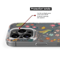 Miniatyrbild 5 av 6: Coque Silikontryckt - 1001 Skydd - Xiaomi Redmi A3 4G - Färgglada Blommor - Mjuk - Optimal Skydd Transparent