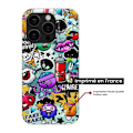 Miniatyrbild 2 av 6: Siliconfodral - Kompatibel med Samsung Galaxy A16 - graffiti design 2 Transparent