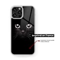 Miniatyrbild 2 av 6: Siliconförstärkt tryckt fodral kompatibelt med Apple iPhone 13 Kattögon Transparent