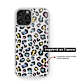 Miniatyrbild 2 av 6: Siliconfodral med förstärkt tryck kompatibel med Samsung Galaxy S24 FE, färgglad leopard Transparent