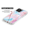 Miniatyrbild 3 av 6: Coque i förstärkt silikon med tryck kompatibel med Samsung Galaxy A15 Soap Transparent