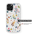 Miniatyrbild 2 av 6: Siliconfärgad förstärkt skydd för Samsung Galaxy A15 Blommor i färg Transparent