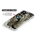 Miniatyrbild 3 av 6: Siliconförstärkt tryckt skal kompatibelt med Samsung Galaxy S23 FE Leopardöga Transparent