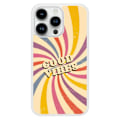 Miniatyrbild 1 av 6: Coque i silikon förstärkt tryckt kompatibel med Apple iPhone 14 Pro Good vibes Transparent