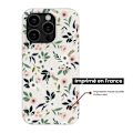 Miniatyrbild 2 av 6: Silicone Skaltryck - 1001 Skal - iPhone 14 - Blommönster - Optimal Skydd - Mjuk Transparent
