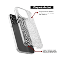Miniatyrbild 4 av 6: Siliconefodral - Kompatibel med Xiaomi Redmi Note 13 Pro Plus 5G - mandala design i vitt Transparent