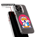 Miniatyrbild 6 av 6: Silicondäck - Kompatibel med Samsung Galaxy S24 Ultra - design shiba ninja Transparent