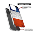 Miniatyrbild 4 av 6: Silicone-överkast - Kompatibel med Apple iPhone 16 Plus - design Frankrikes flagga Transparent