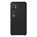 Miniatyrbild 1 av 3: Siliconefodral Soft Touch - Xiaomi - Mi Note 10/10 Pro - Svart - Stötabsorberande - Trådlös laddning svart