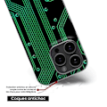 Miniatyrbild 6 av 6: Siliconfodral - Kompatibel med Xiaomi 14 Pro - design med kretsmönster geek Transparent