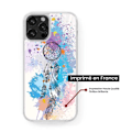 Miniatyrbild 2 av 6: Silicone förstärkt skal med tryck kompatibelt med Apple iPhone 14 Pro Dreamcatcher Färg Transparent