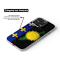 Miniatyrbild 3 av 6: Silikonskal med Tryck - 1001 Skal - Xiaomi Redmi A3 4G - Guadeloupe Flagga - Flexibel - Optimalt Skydd Transparent