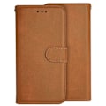 Miniatyrbild 1 av 5: Etui med flik - Xiaomi - Redmi Note 14 5G - Syntetiskt läder camel - Magnetisk stängning - Inbyggt stöd kamel