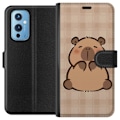 Miniatyrbillede 1 af 3: OnePlus 9 Tegnebogsetui Mobilskal kawaii capybara flera figurer japansk stil