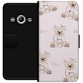 Miniatyrbillede 1 af 3: Samsung Galaxy Xcover 3 Tegnebogsetui Teddy Dior Vibes - luksuriøs bamse i modetil