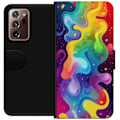 Miniatyrbild 1 av 3: Samsung Galaxy Note20 Ultra Plånboksfodral Color Splash Abstrakt Konst Design Färgstarkt Mönster Modern Populär Väggkonst Grafiskt Trend