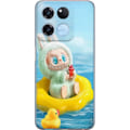Miniatyrbilde 1 av 3: OnePlus Ace Racing Gjennomsiktig deksel Labubu Macaron-serien