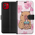 Pikkukuva 1 / 3: Samsung Galaxy A03 Lompakkokotelo Kawaii Capybara Sydän Anime