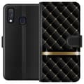 Kompatibelt Plånboksfodral till Samsung Galaxy A40 Luxuös
