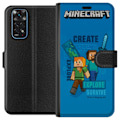 Miniatyrbillede 1 af 3: Xiaomi Redmi Note 11 Tegnebogsetui Minecraft Huler