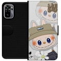 Pikkukuva 1 / 3: Xiaomi Redmi Note 10S Lompakkokotelo Labubu Minimal Mood - Yksinkertainen ja tyylikäs hirviösuunnittelu