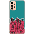 Pikkukuva 1 / 3: Samsung Galaxy A23 Läpinäkyvä kuori Squid Game Hahmot Graafinen Suunnittelu Sarjakuvasarjan Hahmot Suosittu TV-Teema Aasialainen Tyyli Jännittäv