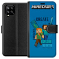 Miniatyrbillede 1 af 3: Samsung Galaxy A42 5G Tegnebogsetui Minecraft Huler
