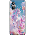 Pikkukuva 1 / 3: OnePlus Nord N20 5G Läpinäkyvä kuori Yksisarvinen Candy Pastel Kawaii Suunnittelu Söpö Suosittu Väri Graafinen Trendi Lapsen Teema Fantasia Taid