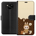 Pikkukuva 1 / 3: Xiaomi Poco X3 NFC Lompakkokotelo Labubu Blue Chill - Sinisen