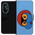 Miniatyrbillede 1 af 3: Huawei nova 8 Pro Tegnebogsetui Bold Bot Head